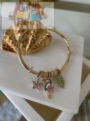 Gümüş Kaplama Tukan Kuşu Detay Figür Sallantılı Kelepçe Bileklik