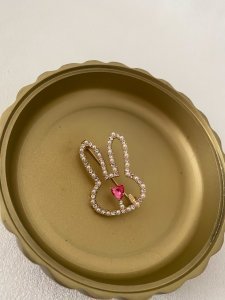 İncili Taşlı Tavşan Broş